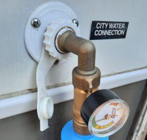 RV Water regulator to keep water pressure safe in your RV plumbing lines